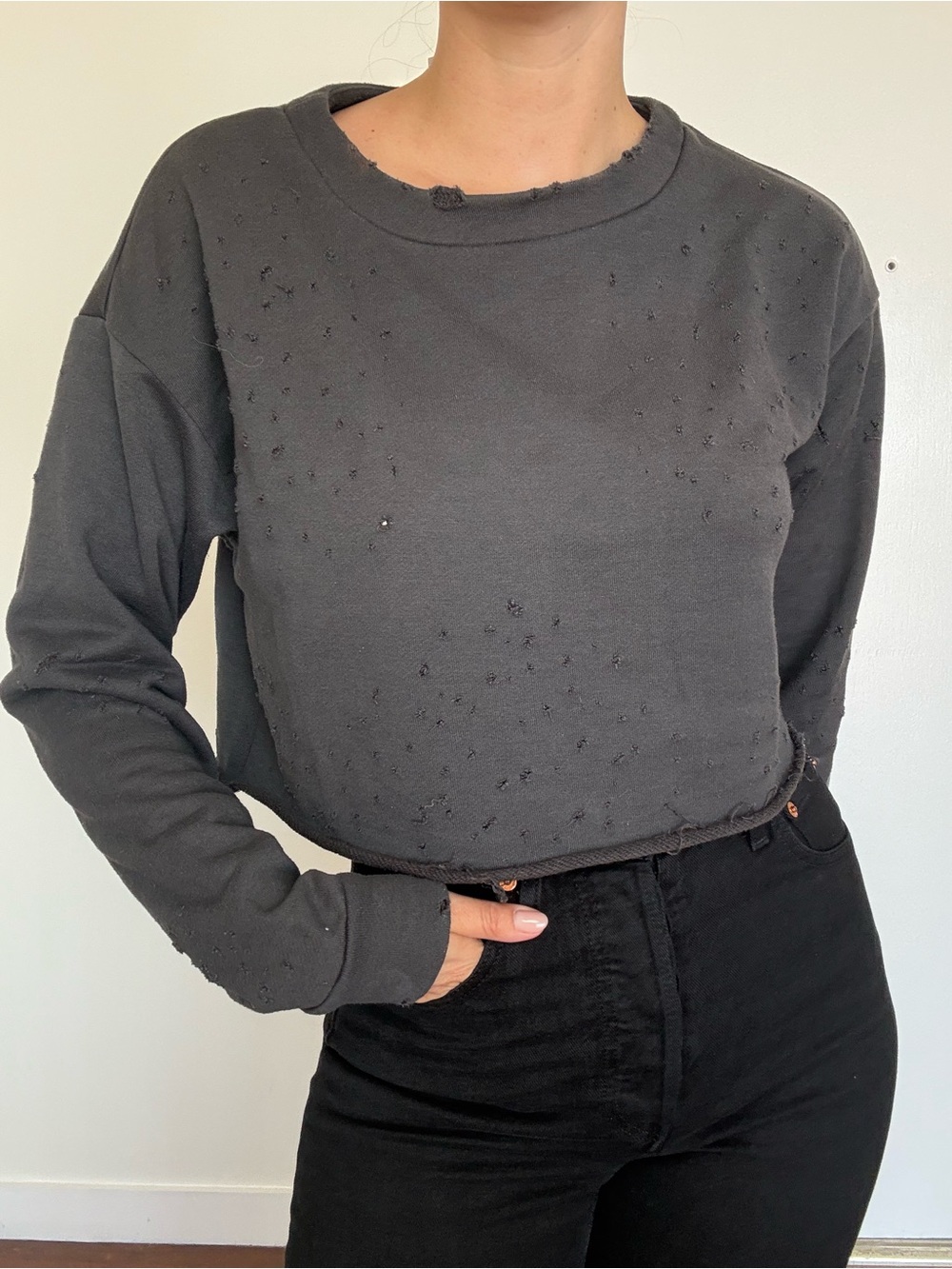 Alo Yoga Charcoal Sweatshirt